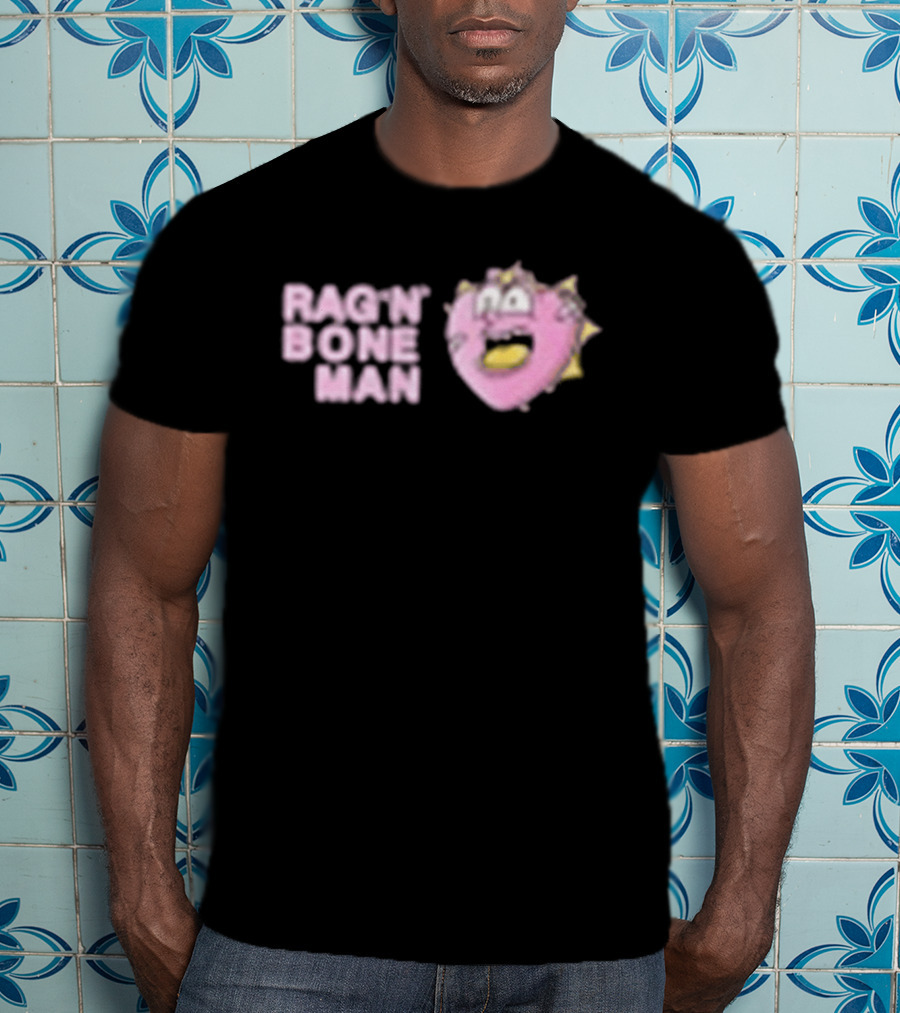 Rag'n'Bone Man Spiky Pink Donut Creature T-Shirt