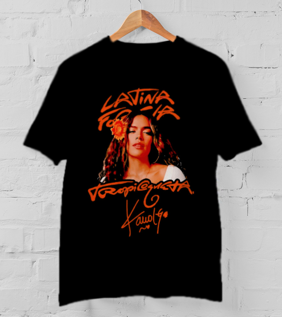Latina Por El Mundo Tropiquesa Karol G T-Shirt