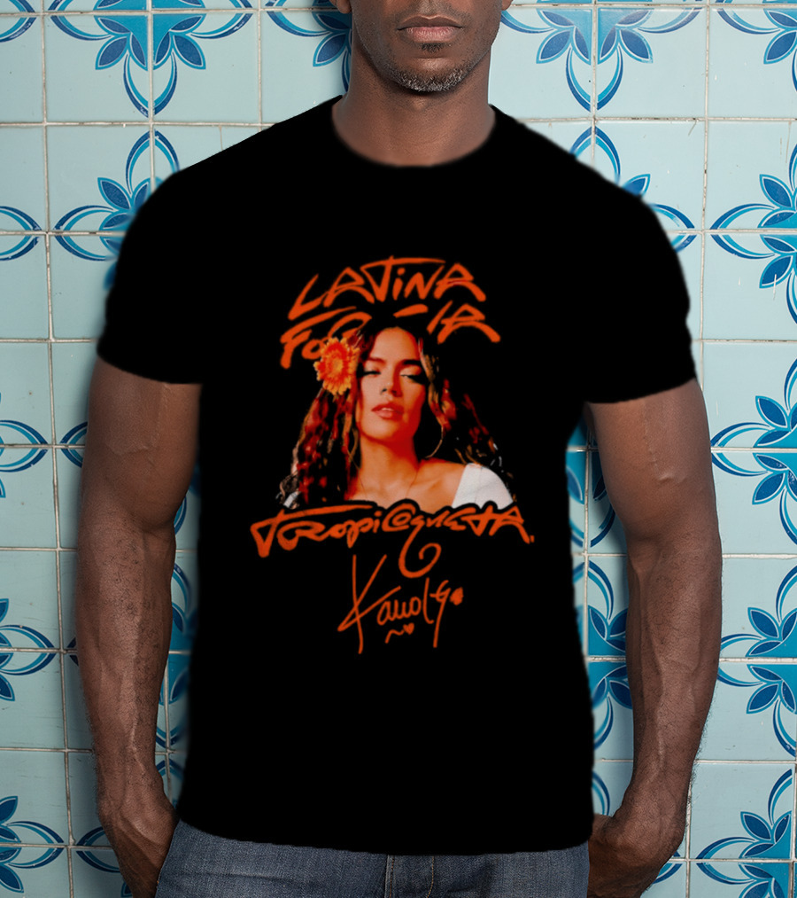 Latina Por El Mundo Tropiquesa Karol G T-Shirt