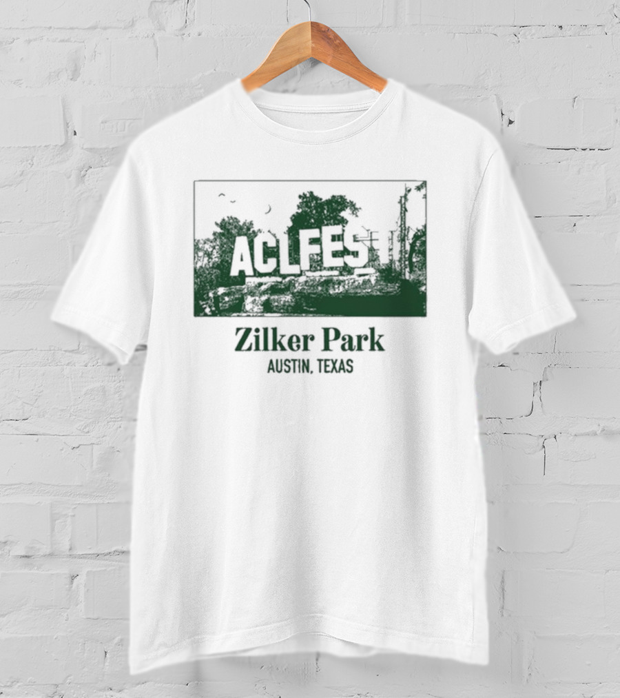 ACL Fest Zilker Park Austin Texas 2026 Tree Skyline T-Shirt