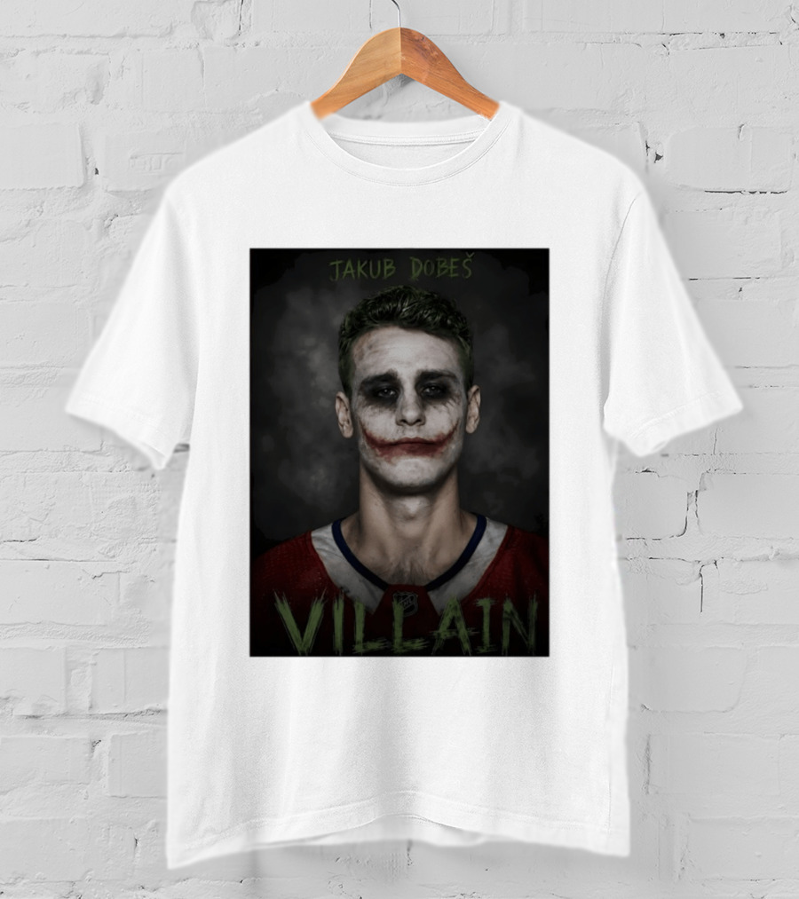 Jakub Dobes Villain Joker Montreal Canadiens Hockey T-Shirt