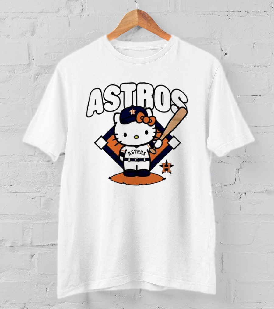 Hello Kitty Astros 2026 MLB Baseball T-Shirt