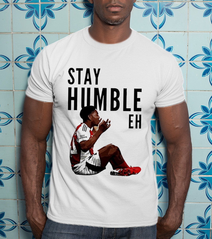 Myles Lewis Skelly Stay Humble Eh Arsenal Football Meme T-Shirt
