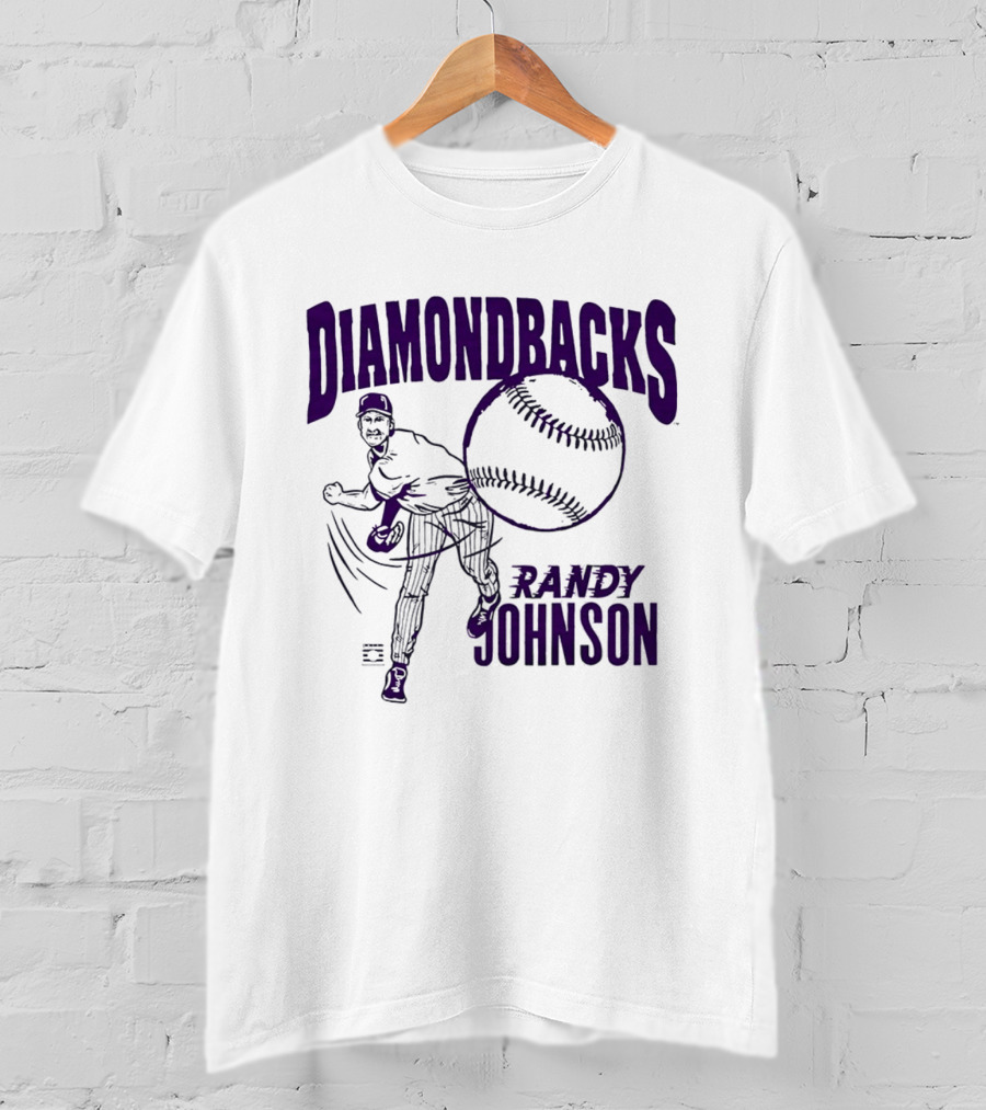 Randy Johnson Arizona Diamondbacks Cooperstown Collection Baseball T-Shirt