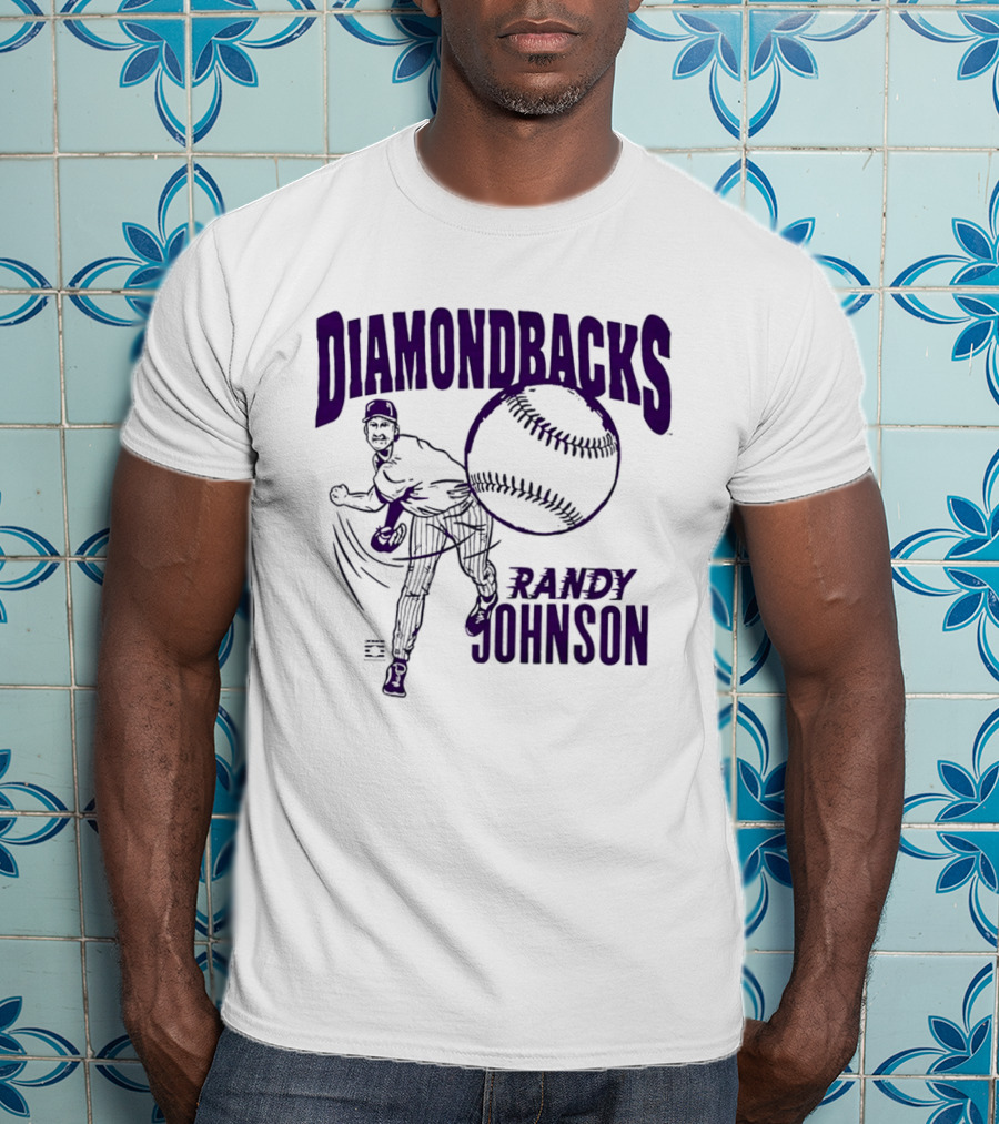 Randy Johnson Arizona Diamondbacks Cooperstown Collection Baseball T-Shirt
