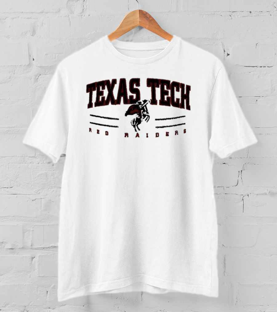 Texas Tech Red Raiders Masked Rider Football Iconic Horse T-Shirt