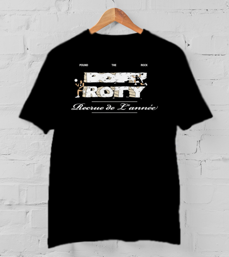 Victor Wembanyama ROTY Pound The Rock Recrue De L'annee San Antonio Spurs T-Shirt
