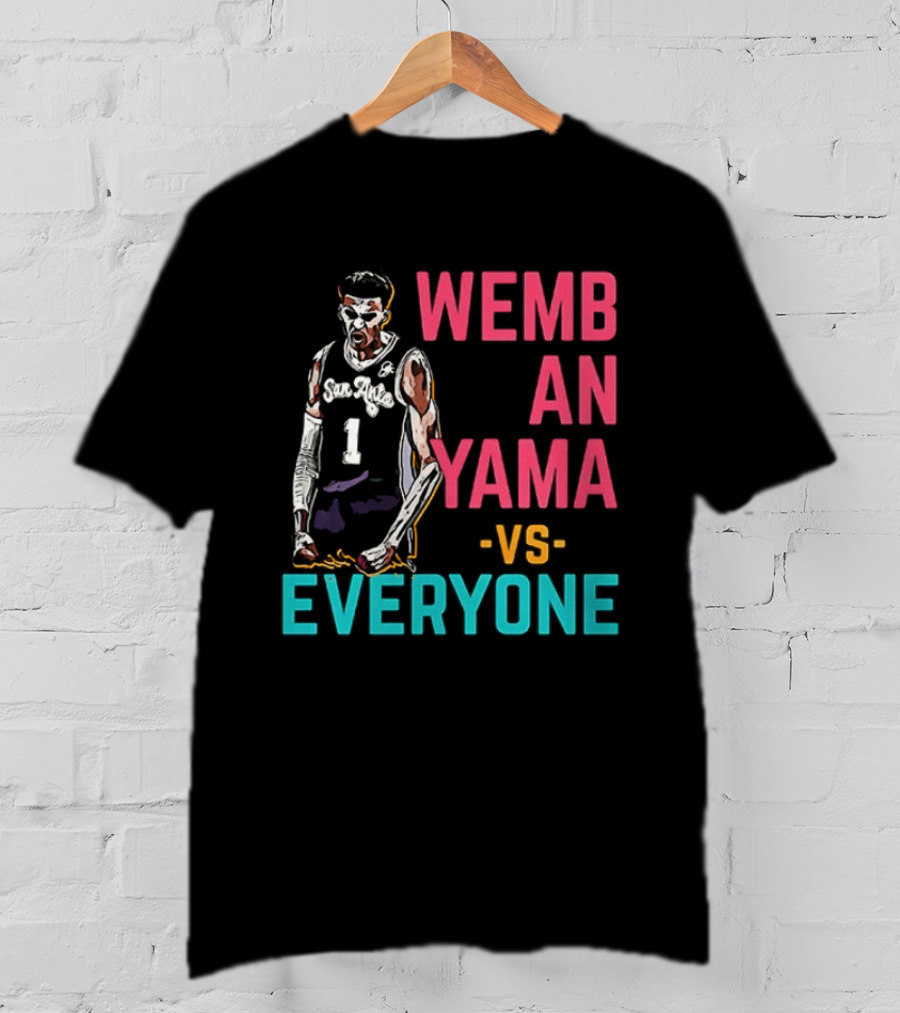 Victor Wembanyama Vs Everyone San Antonio Spurs NBA 2026 T-Shirt
