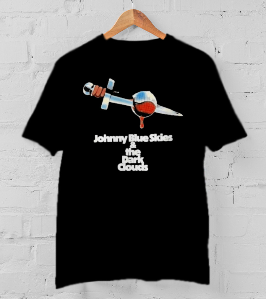 Johnny Blue Skies And The Dark Clouds Bloodied Dagger T-Shirt