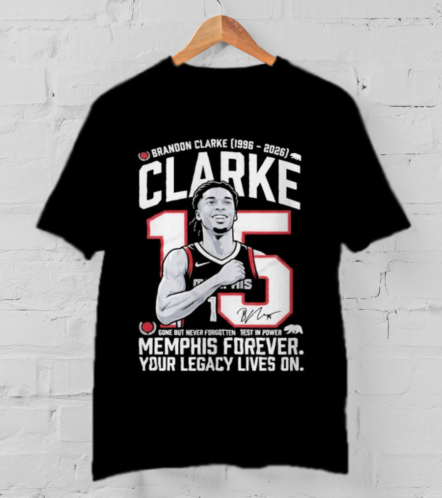 Brandon Clarke 15 Memphis Forever Legacy Lives On T-Shirt