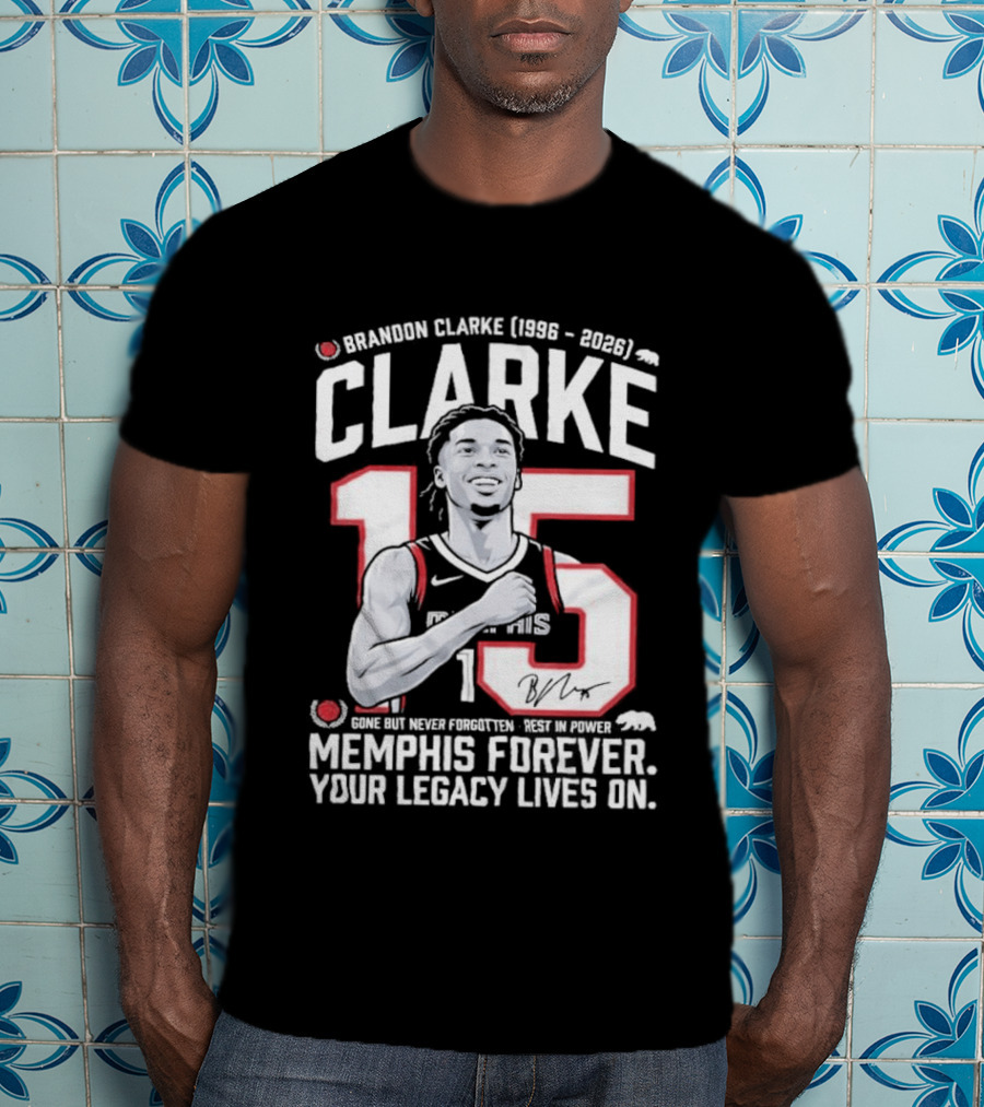 Brandon Clarke 15 Memphis Forever Legacy Lives On T-Shirt