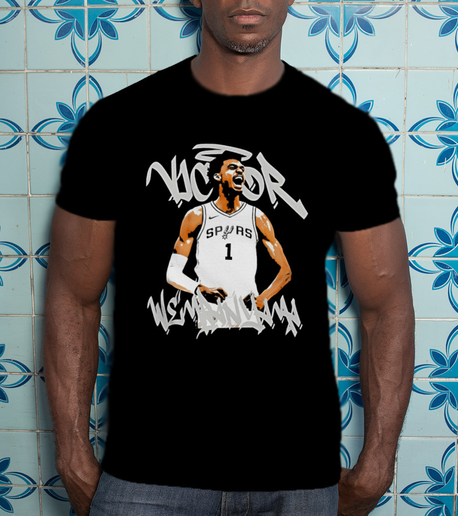 Victor Wembanyama Spurs Basketball Celebration 2026 T-Shirt