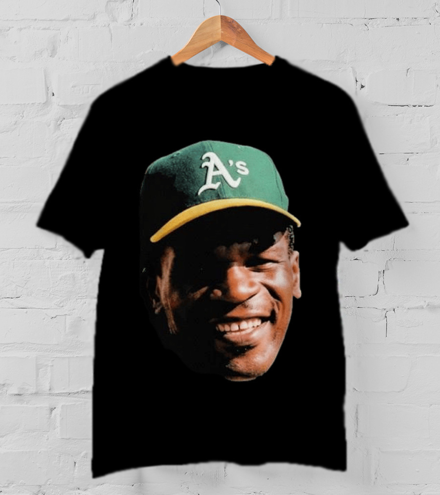 Dallas Braden Rickey Henderson A's Cap T-Shirt