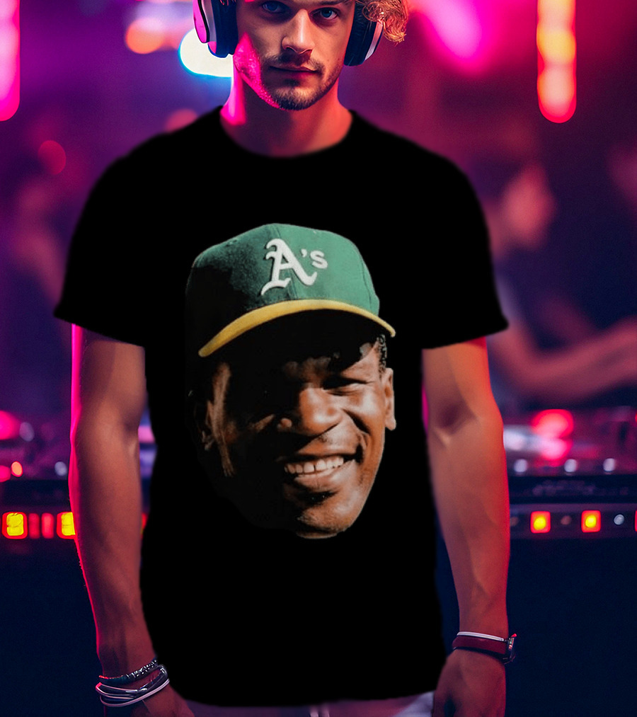 Dallas Braden Rickey Henderson A's Cap T-Shirt