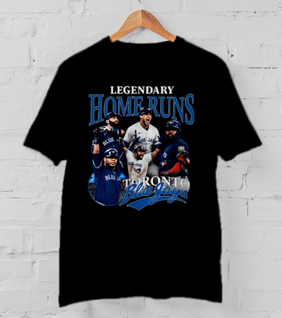 Legendary Home Runs Toronto Blue Jays Blue Jays Baseball Stars T-Shirt