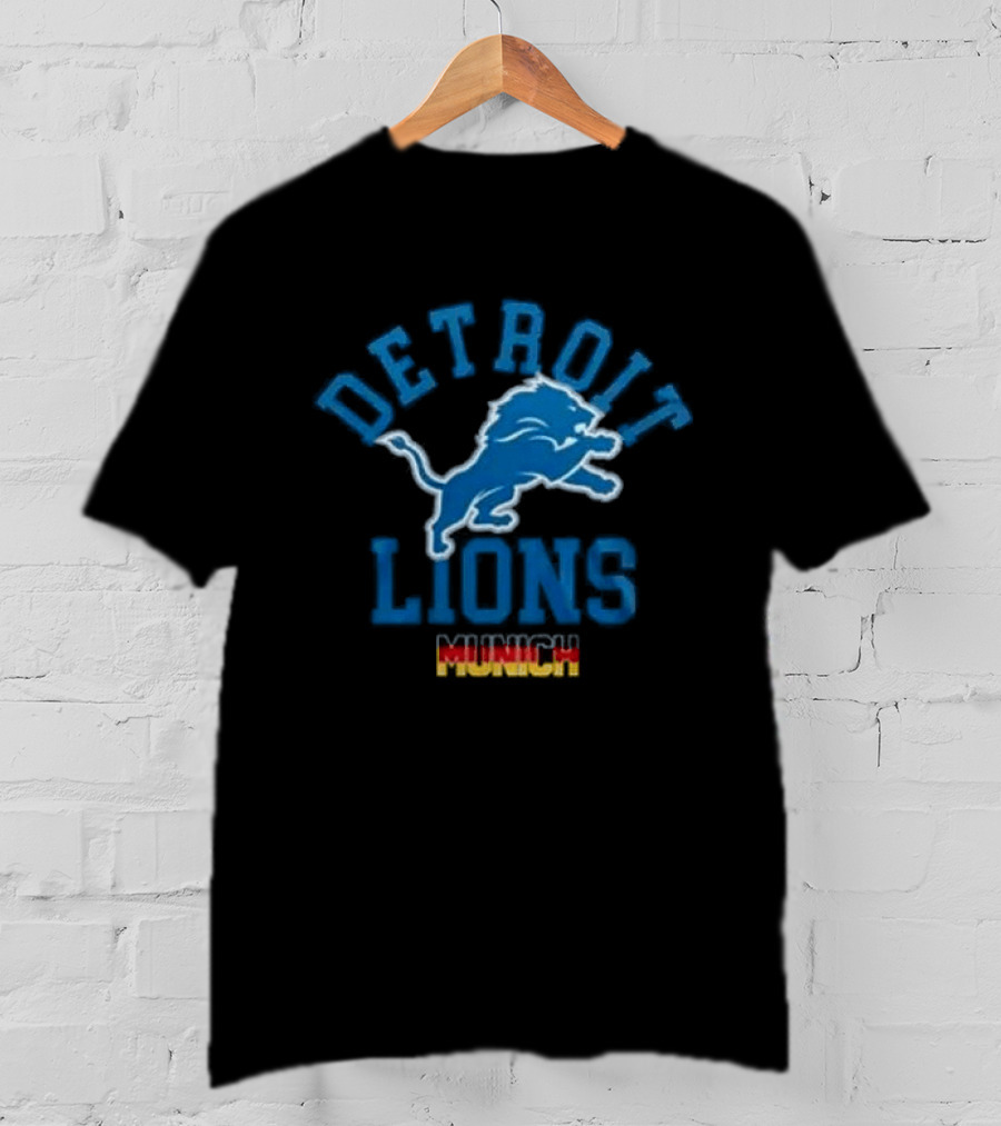 Detroit Lions Munich 2026 Game Football Event T-Shirt