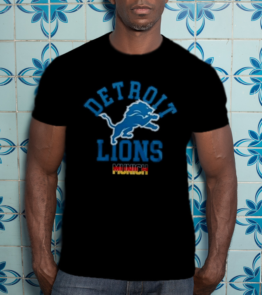 Detroit Lions Munich 2026 Game Football Event T-Shirt