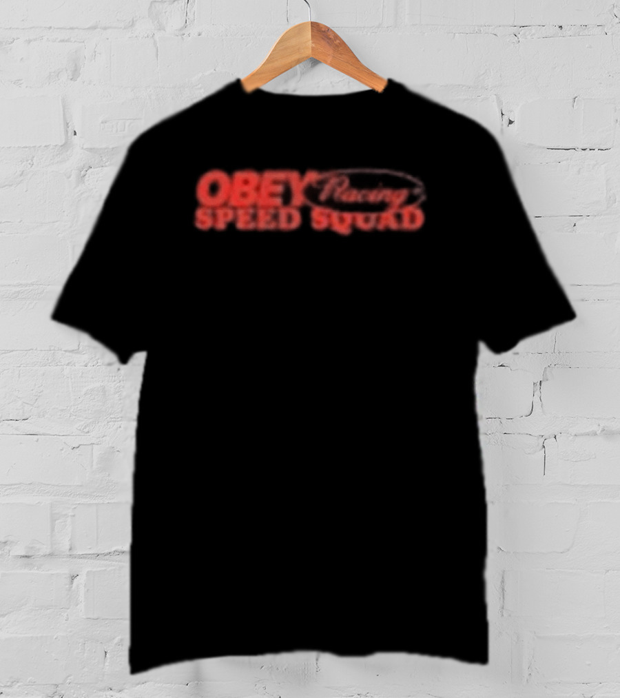 Obey Clothing Speed Squad Heavyweight Racing Team T-Shirt