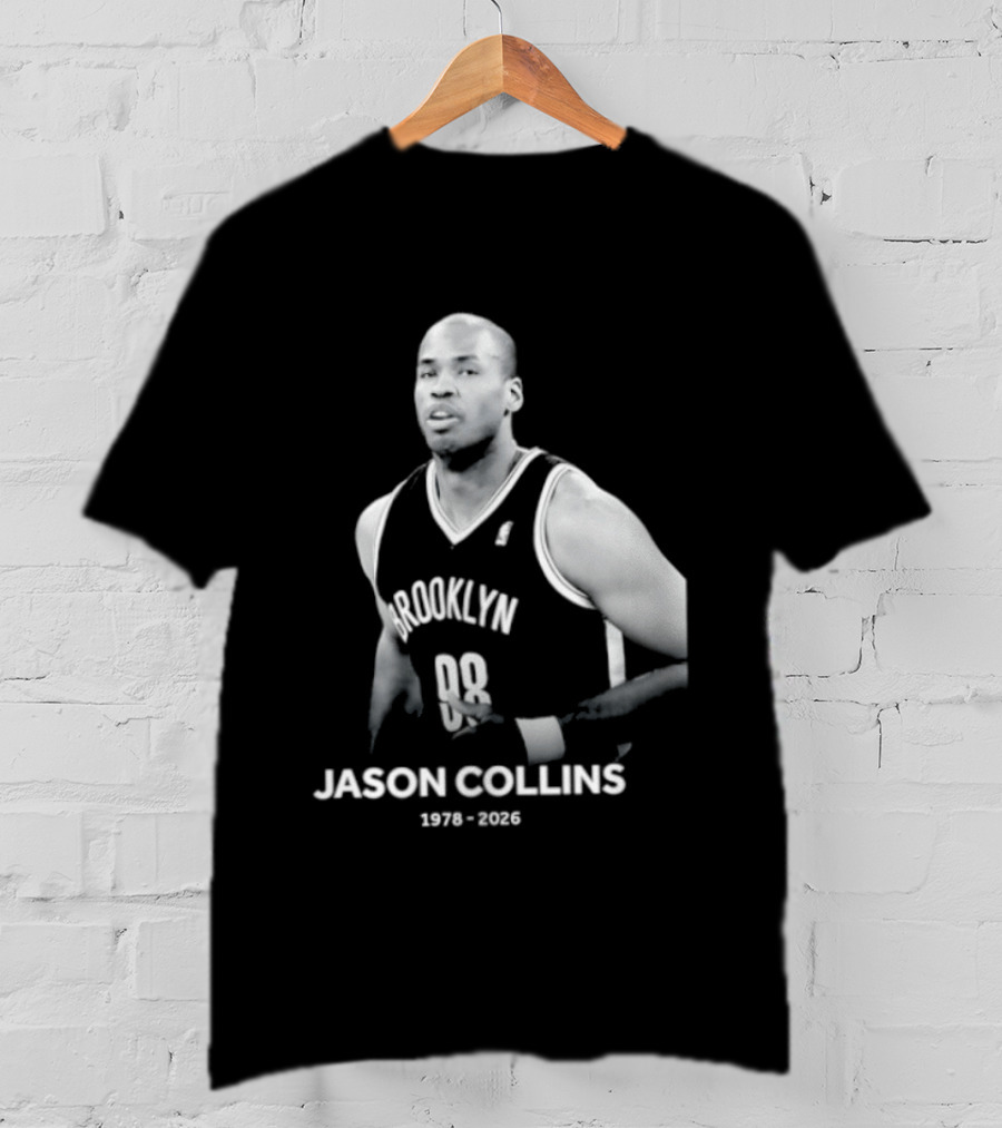 Rest In Peace Jason Collins Brooklyn 1978 2026 First Openly Gay NBA Player T-Shirt
