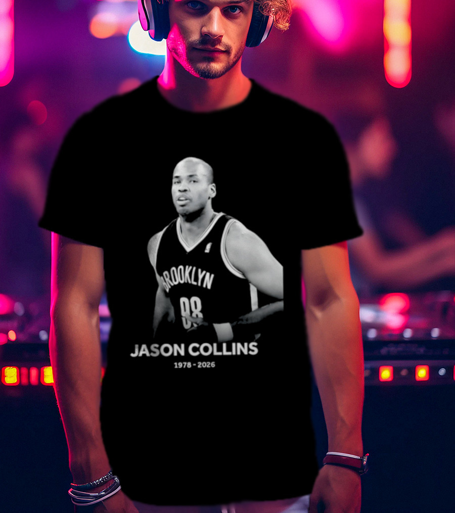 Rest In Peace Jason Collins Brooklyn 1978 2026 First Openly Gay NBA Player T-Shirt