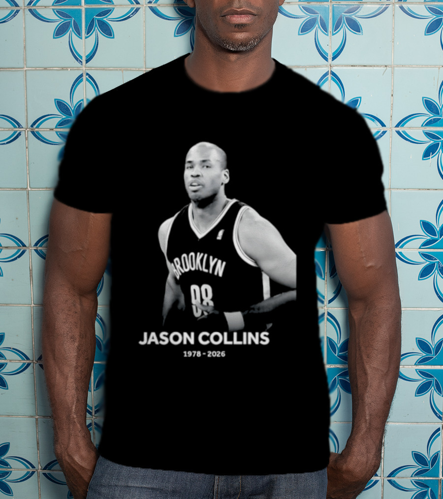 Rest In Peace Jason Collins Brooklyn 1978 2026 First Openly Gay NBA Player T-Shirt