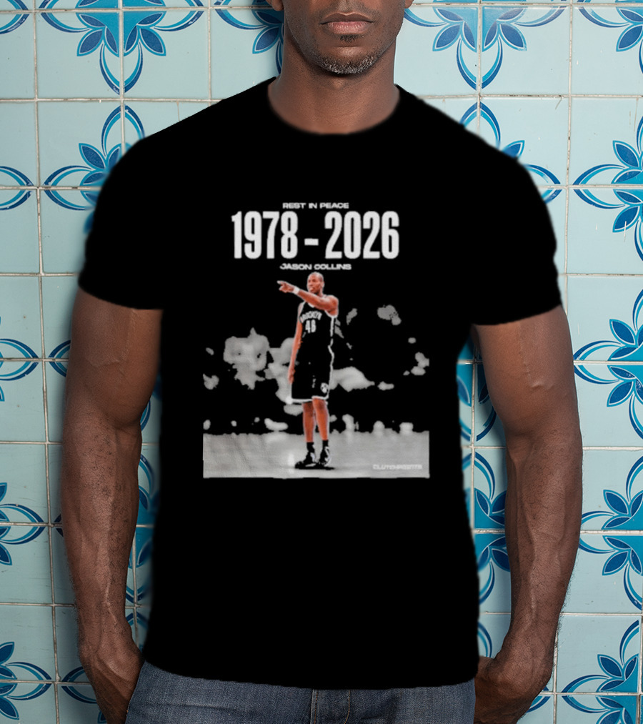 Rip In Power 1978 2026 Jason Collins Basketball Tribute Clutchpoints T-Shirt