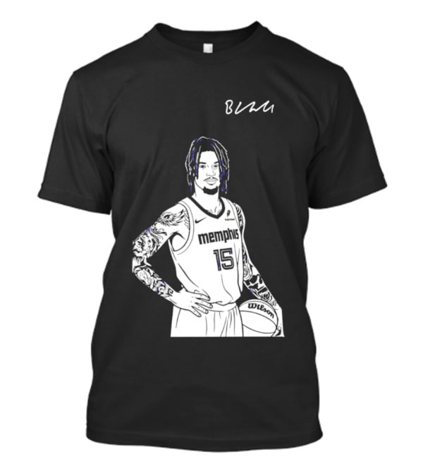 RIP Memphis Grizzlies Brandon Clarke Number 15 Basketball Star T-Shirt