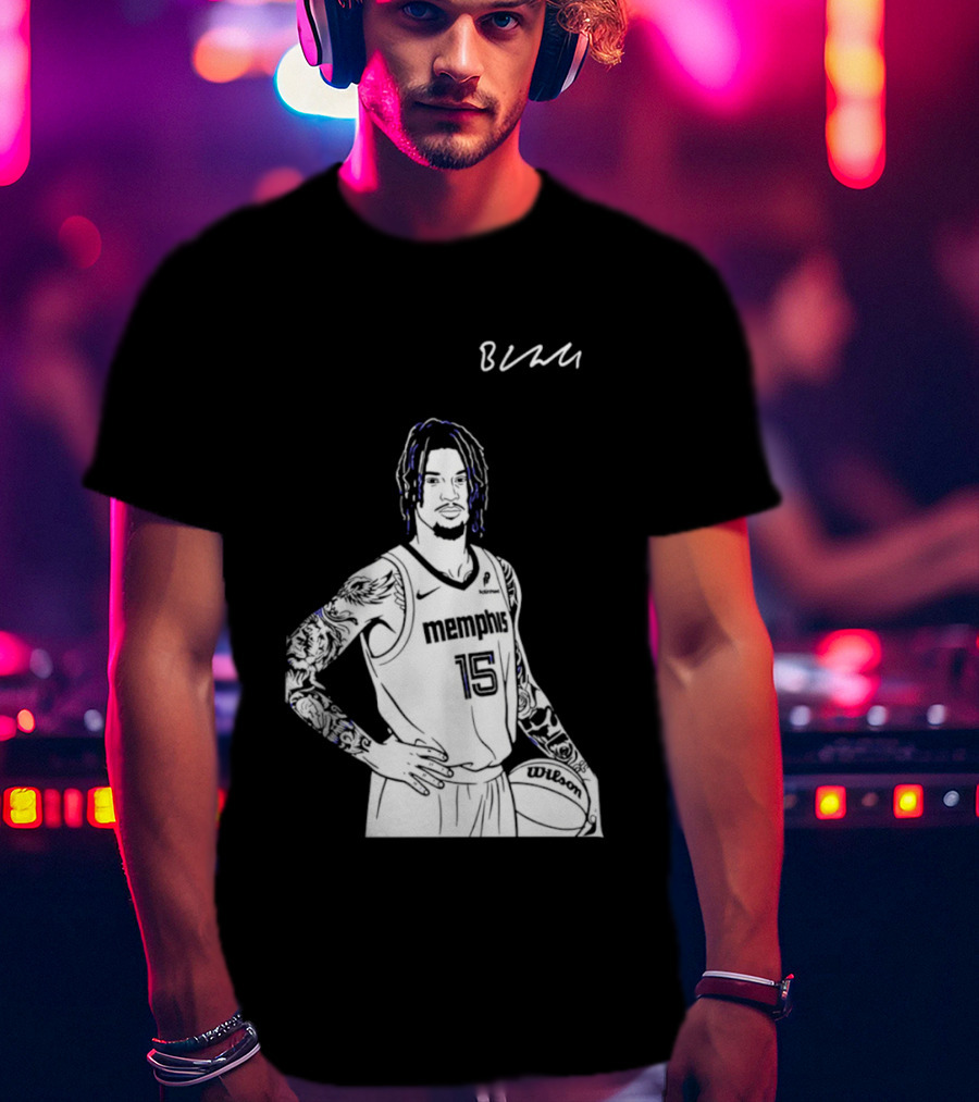 RIP Memphis Grizzlies Brandon Clarke Number 15 Basketball Star T-Shirt