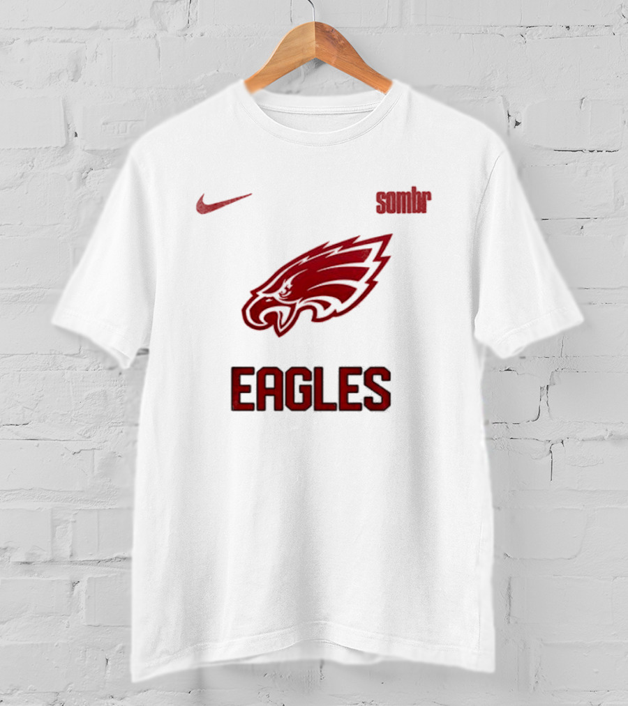 Philadelphia Eagles Sombr Nike Collaboration Late Nights Young Romance Tour T-Shirt
