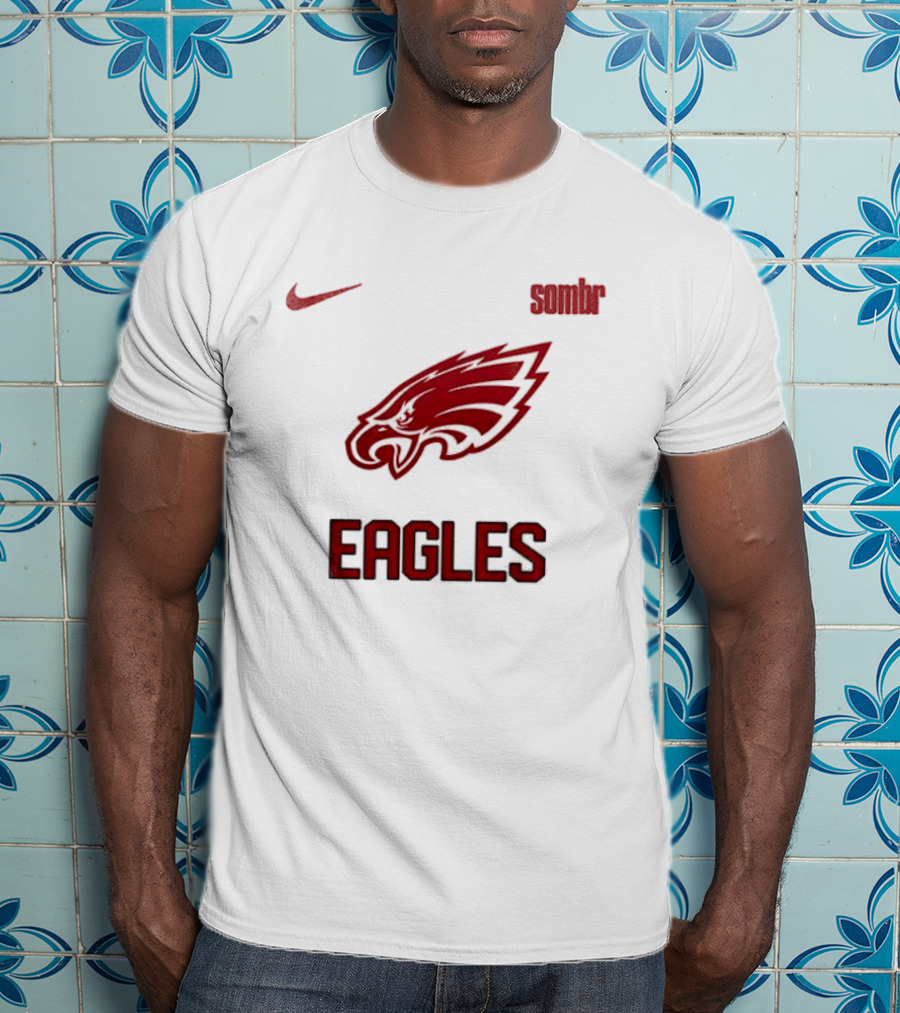 Philadelphia Eagles Sombr Nike Collaboration Late Nights Young Romance Tour T-Shirt
