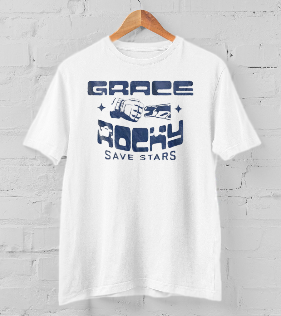 Grace Rocky Save Stars Project Hail Mary Fist Bump T-Shirt