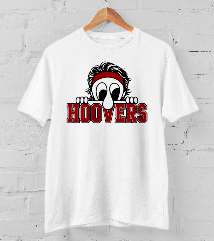 Hoovers Peeking Character With Red Headband T-Shirt
