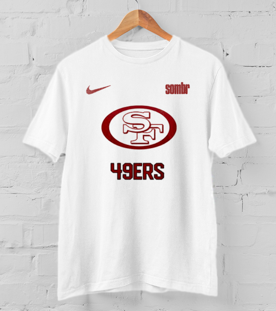 Nike San Francisco 49ers Sombr Collaboration 49ers SF T-Shirt