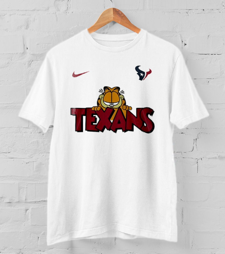 Nike Houston Texans Orange Cat Pose T-Shirt