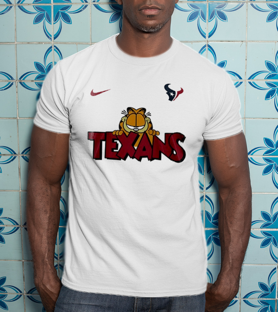 Nike Houston Texans Orange Cat Pose T-Shirt