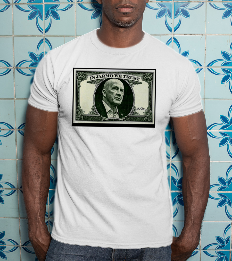 In Jarmo We Trust Dollar Bill Buffalo Sabres Jarmo Kekalainen T-Shirt