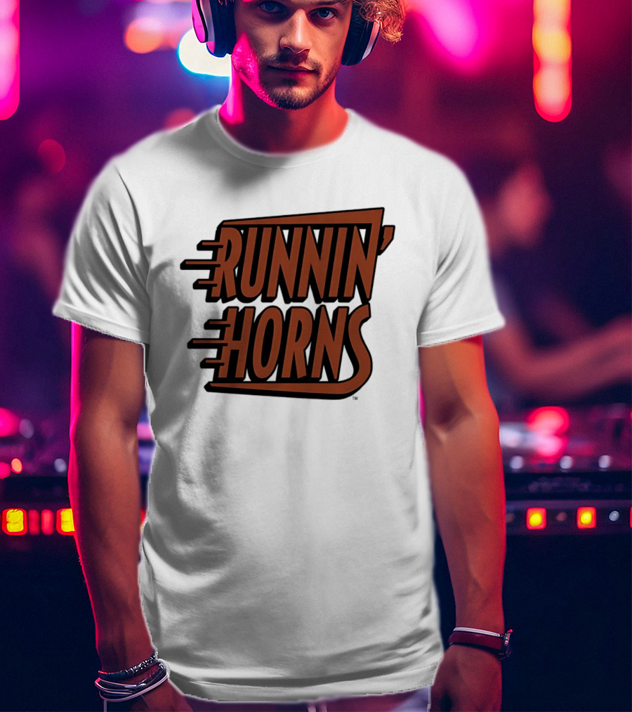 Texas Longhorns Runnin' Horns Basketball 2026 Sports Team Spirit T-Shirt