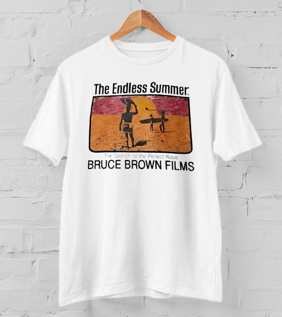 The Endless Summer The Search For The Perfect Wave Bruce Brown Films Surfers Sunset Scene T-Shirt