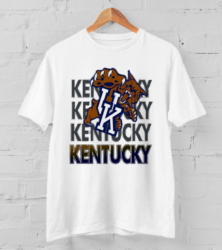 Kentucky Wildcat NCAA Stacked UK Kentucky T-Shirt