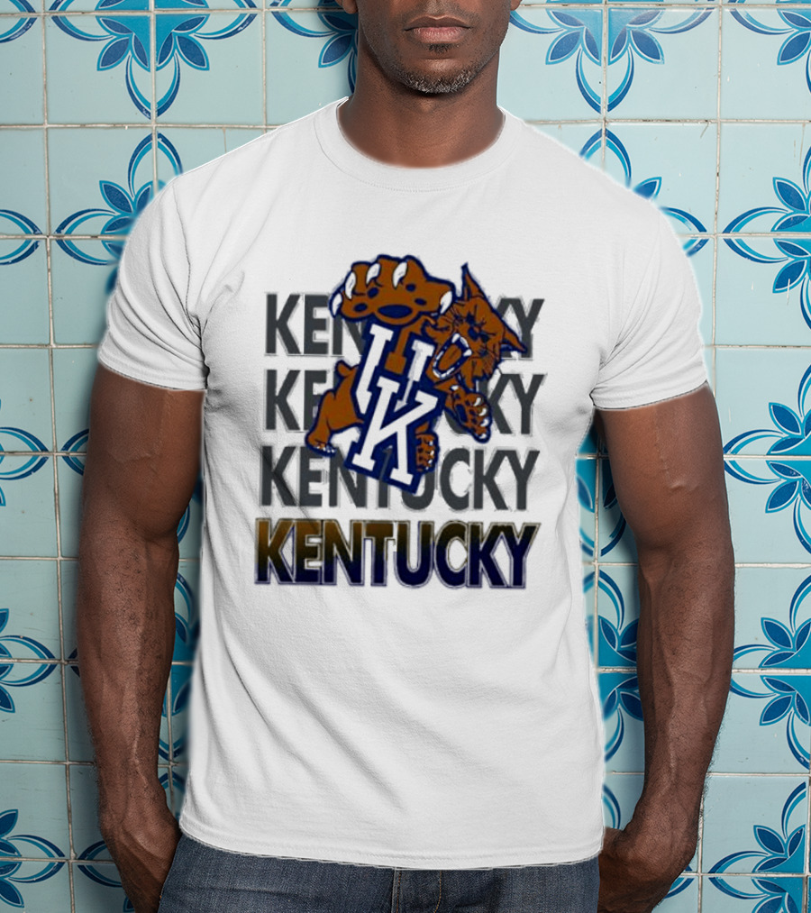 Kentucky Wildcat NCAA Stacked UK Kentucky T-Shirt