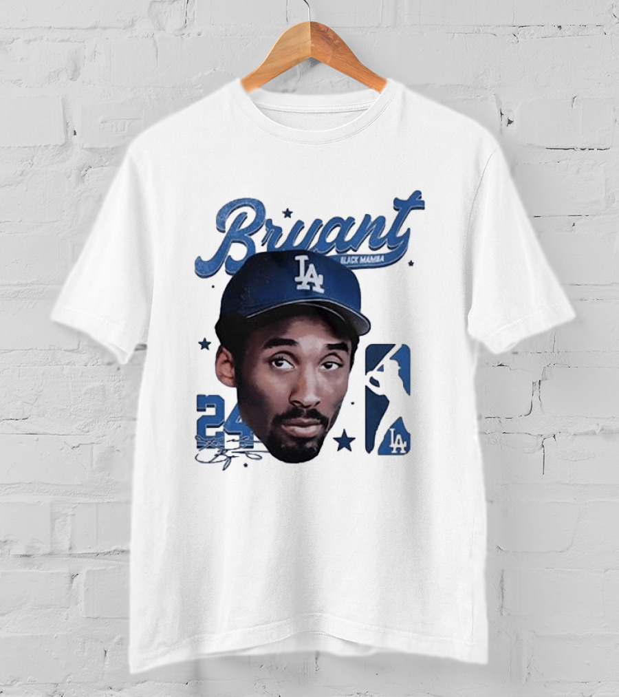 Bryant 24 Black Mamba Los Angeles Dodgers LA 8 T-Shirt