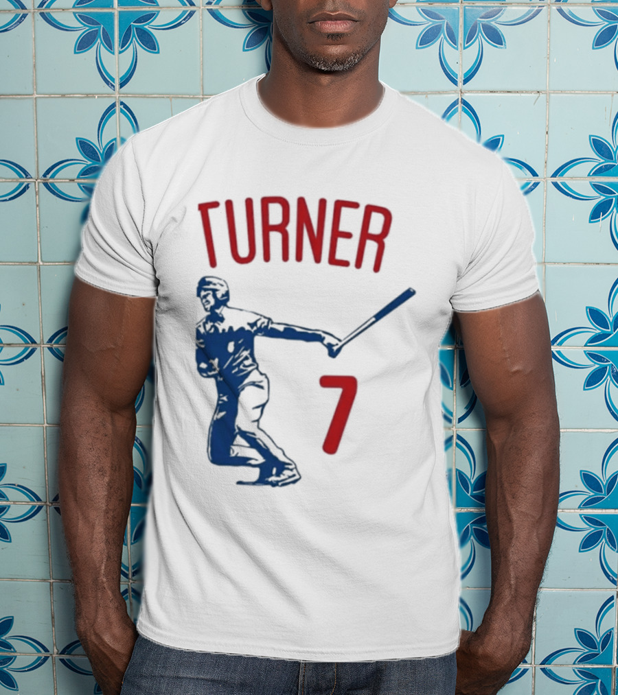 Turner Player 7 Baseball Batter T-Shirt