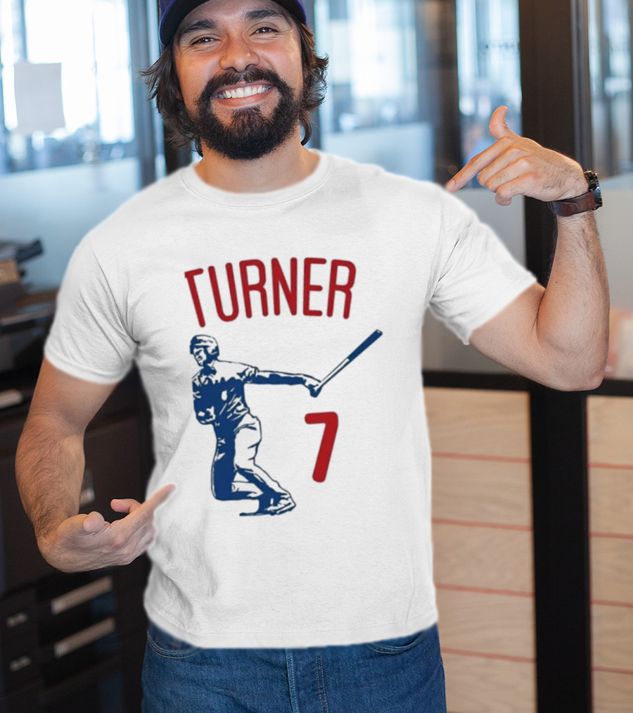 Turner Player 7 Baseball Batter T-Shirt