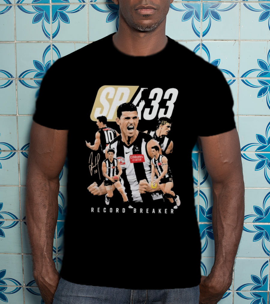 SP433 Record Breaker Emirates Footy Milestone T-Shirt
