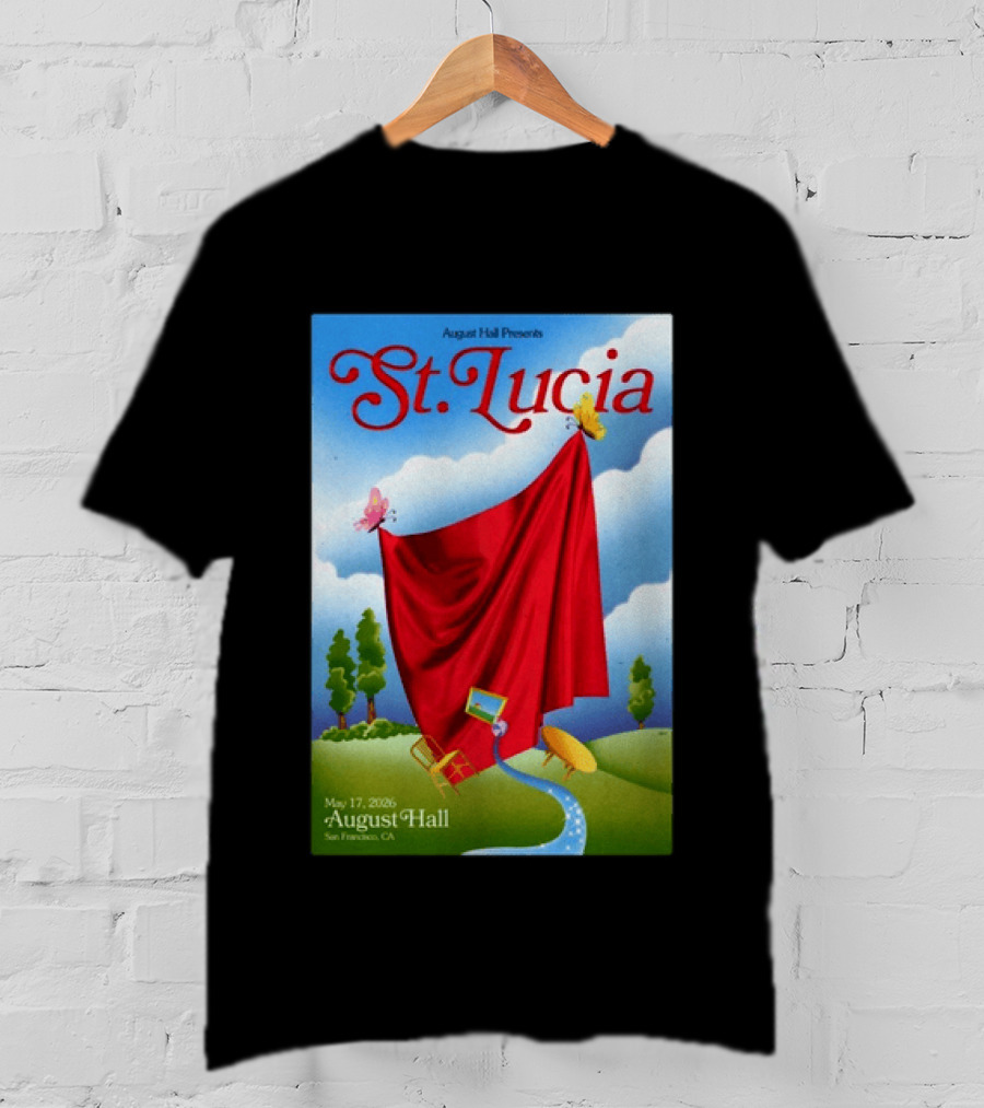 August Hall Presents St. Lucia May 17 2026 San Francisco CA T-Shirt
