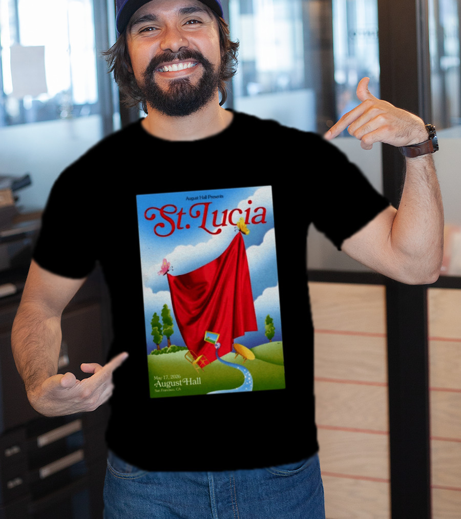 August Hall Presents St. Lucia May 17 2026 San Francisco CA T-Shirt