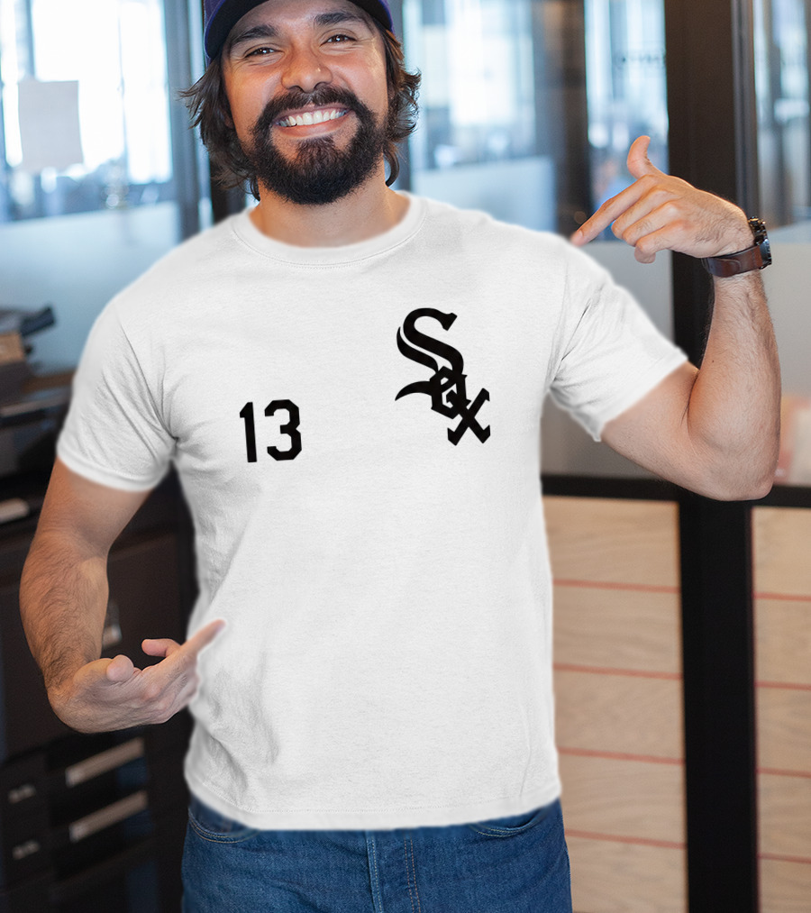 White Sox Ozzie Guillen 13 Jersey 2026 Giveaway T-Shirt