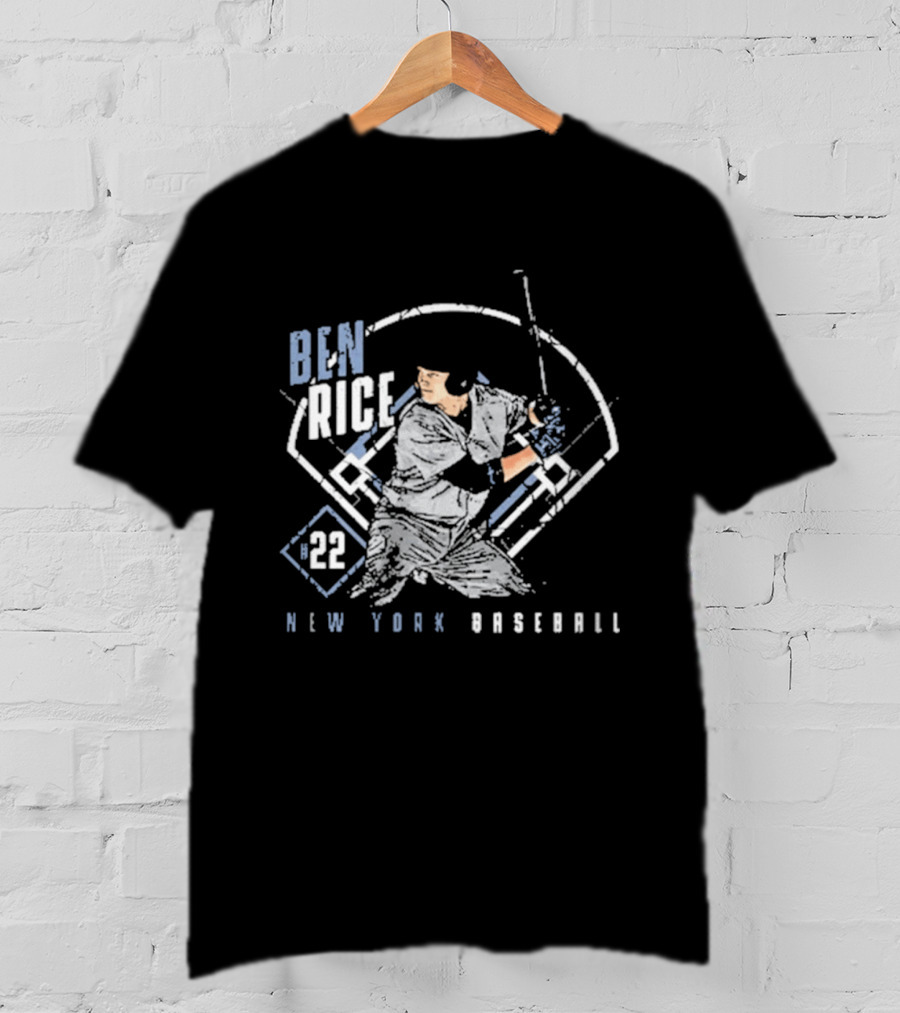 Ben Rice 22 New York Baseball T-Shirt