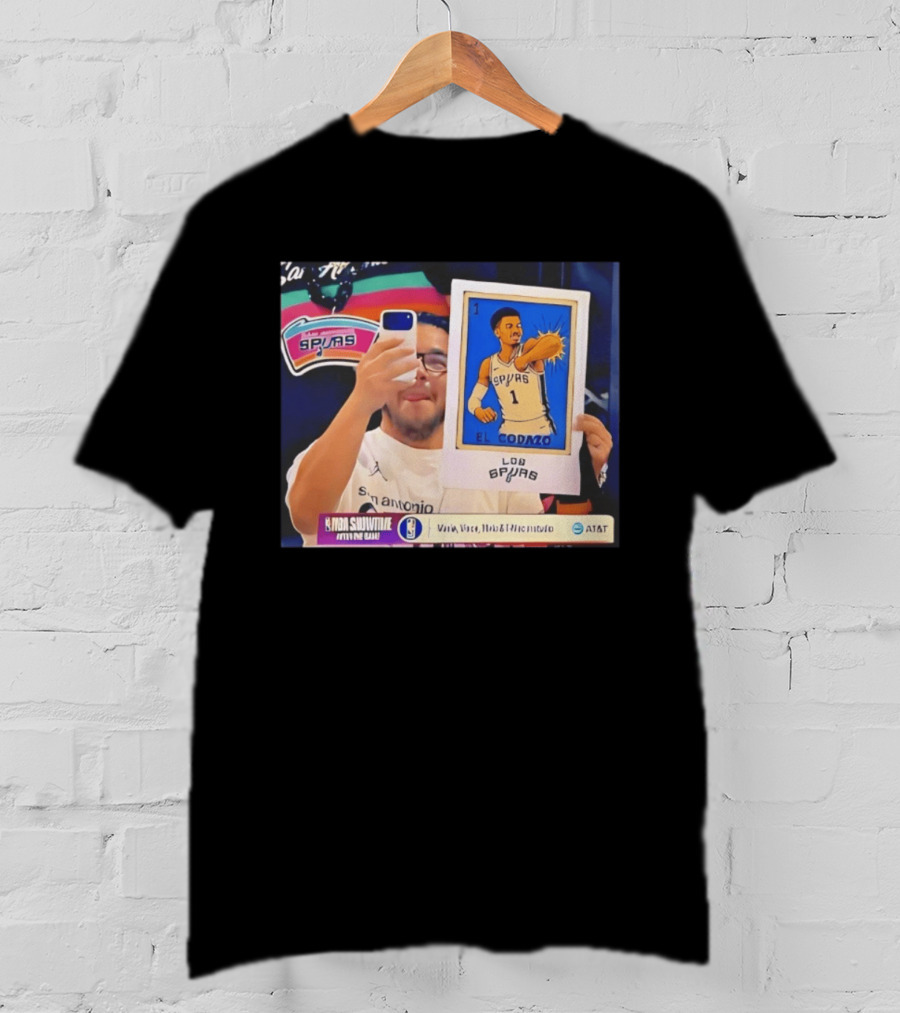 Los Spurs El Codazo Victor Wembanyam NBA Showtime Live Game T-Shirt