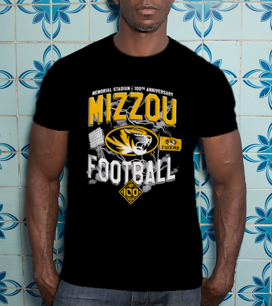 Missouri Tigers Mizzou Football 2026 Memorial Stadium 100th Anniversary T-Shirt